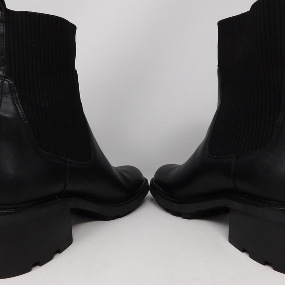 Steve Madden Women's Boots Kiley Bootie Black Platform Leather Lug Soles 10.5 - Picture 3 of 12